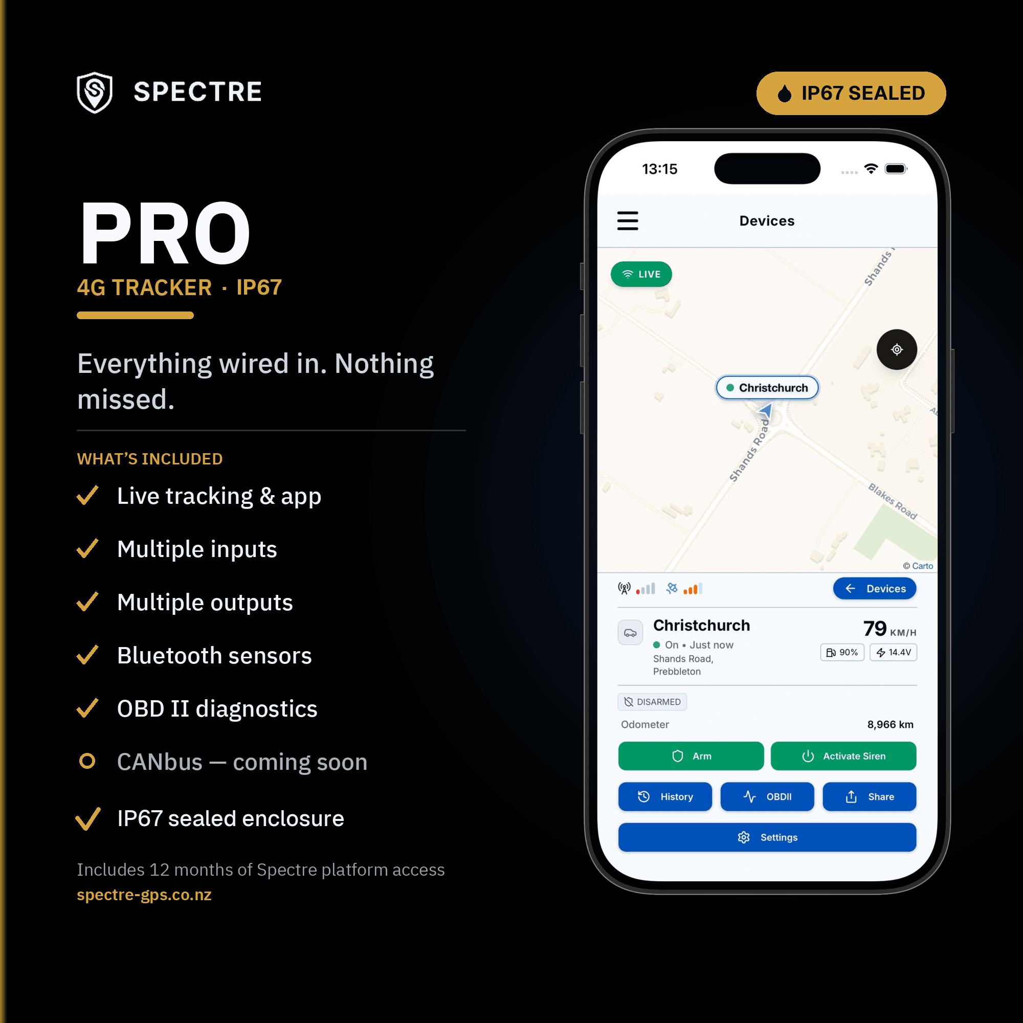 Spectre - Pro 4G (IP Rated)